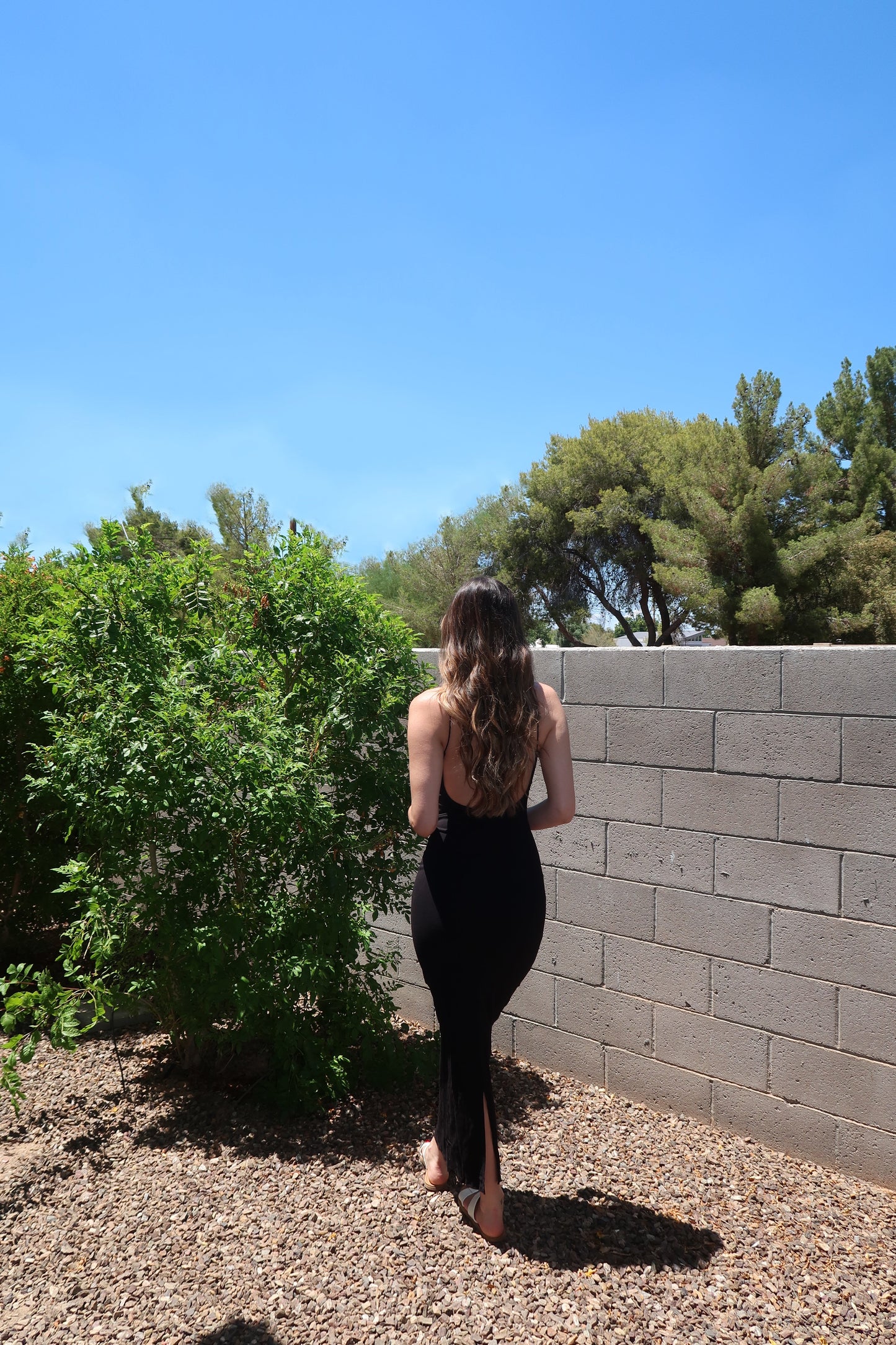 the Low Back Dress. - Shop Fitted Boutique